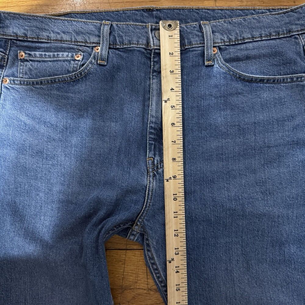 New Without Tags Men's Classic Levi's 510 Skinny 36x34 Stretch Denim Blue Jeans - Picture 7 of 8